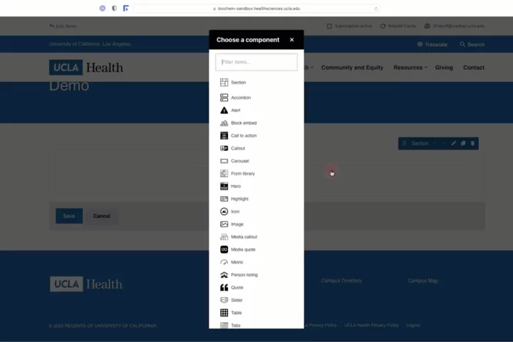 Example of change the aspect ratio of the image component 