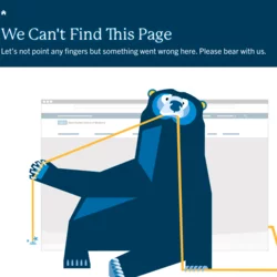 an example of a 404 page 